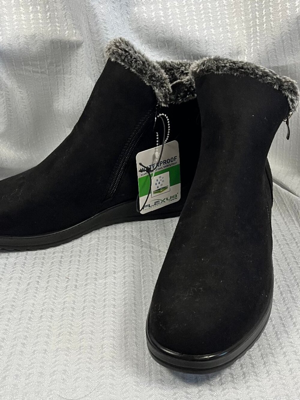 Flexus by Spring Step Elsinore Waterproof Ankle Boot NWT Black size 10